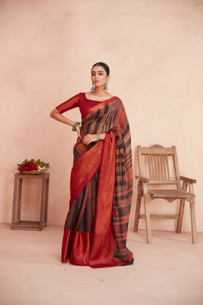 Sr Meera Queen Chanderi Saree Catalog